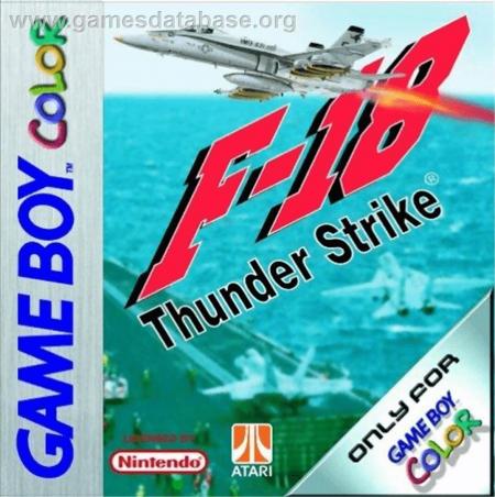 Cover F-18 Thunder Strike for Game Boy Color